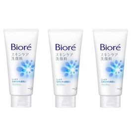 Biore Skin Care Facial Cleanser, Moisture 4.6 oz (130 g), Set of 3, 4.6 oz (130 g) x 3