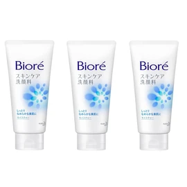 Biore Skin Care Facial Cleanser, Moisture 4.6 oz (130 g), Set of 3, 4.6 oz (130 g) x 3