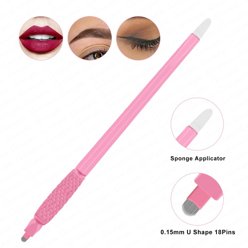 10PCS Disposable Microblading Eyebrow Pen – Nano Blade Tattoo Hand