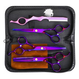 XUGOU Juegos De Tijeras Profesionales Para Cortar El Cabello De...