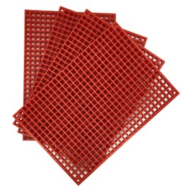 Organizer Genie - Four Red Pegboard Set to organize your Sockets, Wrenches, Pliers, Screwdrivers, Bits and All Other Tools