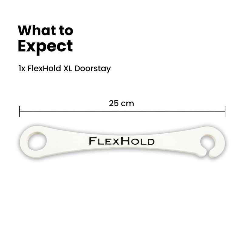 FlexHold 25cm XL Door Stay – French & Patio Door