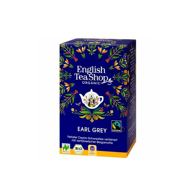 English Tea Shop Earl Grey Fairtrade & Organic 20 Sachet