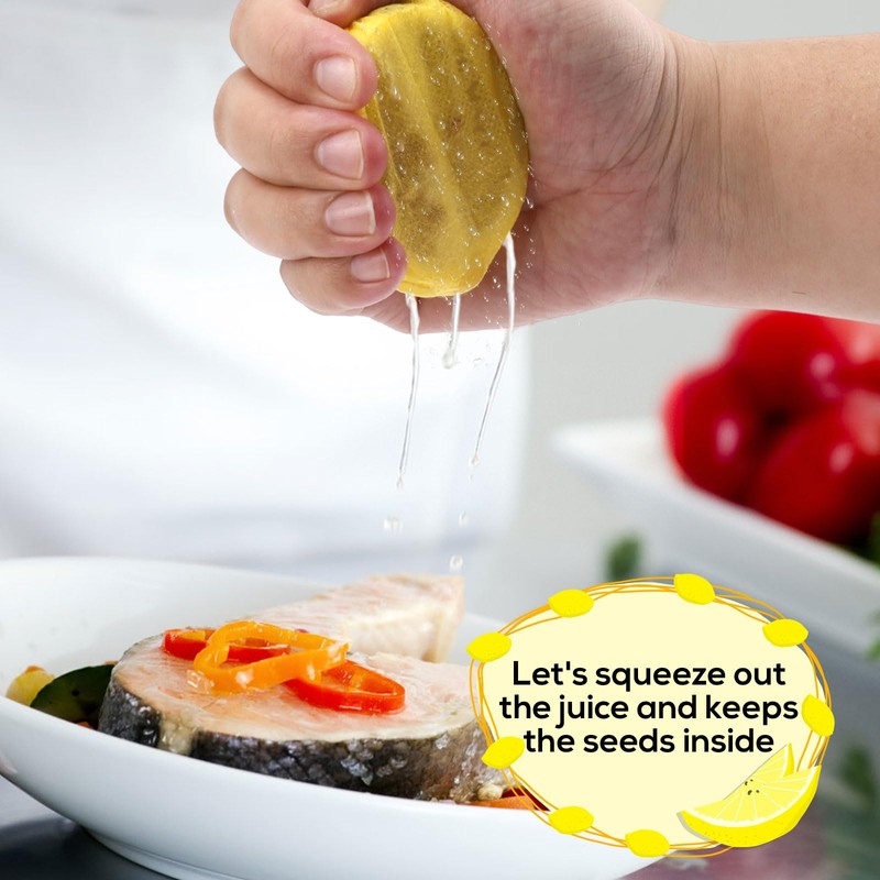 BOXOB 100 Packs Lemon Covers for Squeezing, Lemon Juice Net