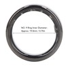 Smart Ring IP68 Waterproof Pedometer Sleep Fitness Tracker Ring with