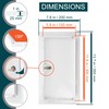 ECOPRO VENT 6" x 12" Lockable White Metal Access Panel.