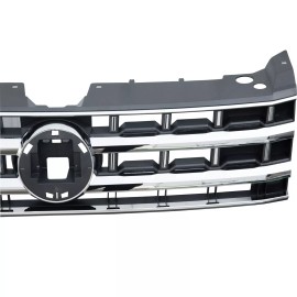 YLT AUTO For 2018-2020 Volkswagen Atlas Front Bumper Upper Grille Chrome W/ V6 3CN853651A