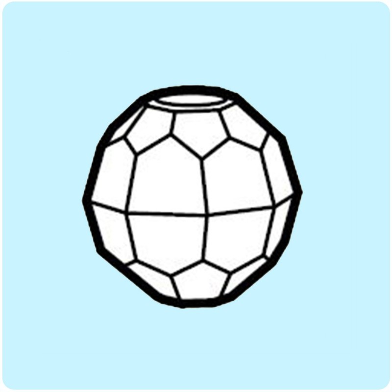 BeadTin Grey Opaque 8mm Faceted Round Craft Beads (450pcs)