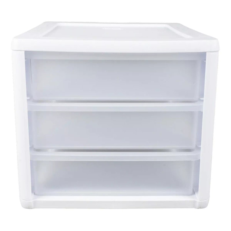Sterlite Cajonera Organizador 3x Cajones Plástico Transparente