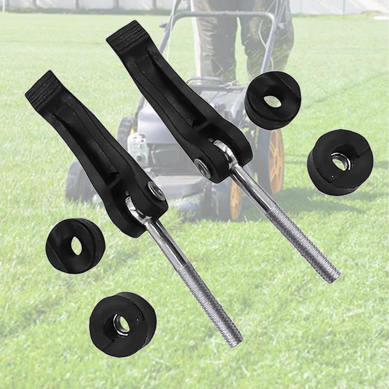LONGHAO 2 x Handle Knob Nut Screw Universal Lawnmower Handle