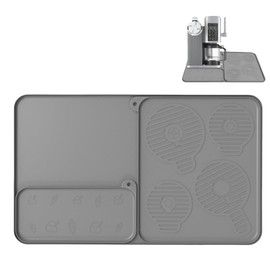 Sliding Pad For Ninja Swirl by Creami Ice Cream and Soft Serve Maker,Easy to Slide the Ice Cream Maker on the Kitchen Countertopp, Accessories for Ninja swirl Creami NC701 (Gray, Large)