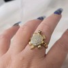 Golden Turtle Design Ring in Various Sizes - Unique Jewelry
