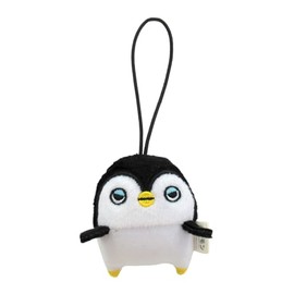 Morisaka Global Petamon Mascot, Penguin, 2.2 x 1.0 x 2.6 inches (5.5 x 2.5 x 6.5 cm), Animal Animal Penguin, Strap, Charm, Cute, Stuffed Toy, Going, Sneaking, Bag or Backpack PETA-0014