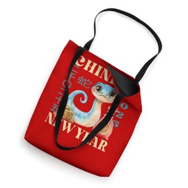 2025 Chinese New Year Snake Women Girls Colorful Cute Tote Bag
