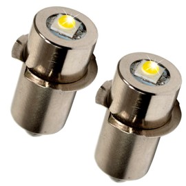 HQRP 2-Pack LED Upgrade Bulb Compatible with Ryobi ONE+ Worklight P704 P700 335443 019622001007 7811501 780293001 Flashlight, 180LM 6-24V