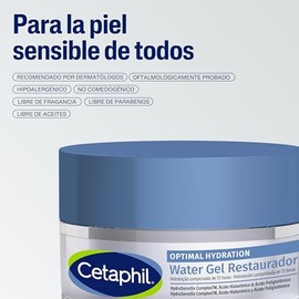 Cetaphil Optimal Hydration Water Gel Restaurador Piel Mixta o Grasa 48 g