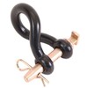 Koch Industries 4004593 Forged Twisted Clevis, 1", Black