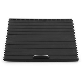 Qiilu Rolloblende Mittelkonsole Schwarz 1666805802 Passend fr ML GL GLS GLE W166 Zierleiste Offen in den Originalen Fahrzeugdaten ohne Austausch