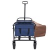 RockRain Heavy Duty Collapsible Wagon Cart: All-Terrain 6-Inch Wheels &