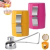 2PCS Easy Egg Opener Plus 1PCS Stainless Steel Egg Opener,
