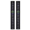 2Pcs Durable Discoloration Thermometer Stick-on Aquarium Temperature Fish Tank Temperature