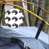 Loopunk Tent Pole Clips, 15 Pcs Tent Pole Clips 0.6