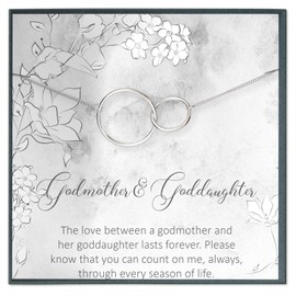 Goddaughter Gifts from Godmother, Goddaughter Necklace, Baptism Gift, First Communion Gift Girl, Confirmation Gifts for Girls