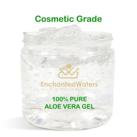 Gel de aloe vera (grueso) 100 puro orgnico calmante hidratante locin para la piel - 4 oz                                                              