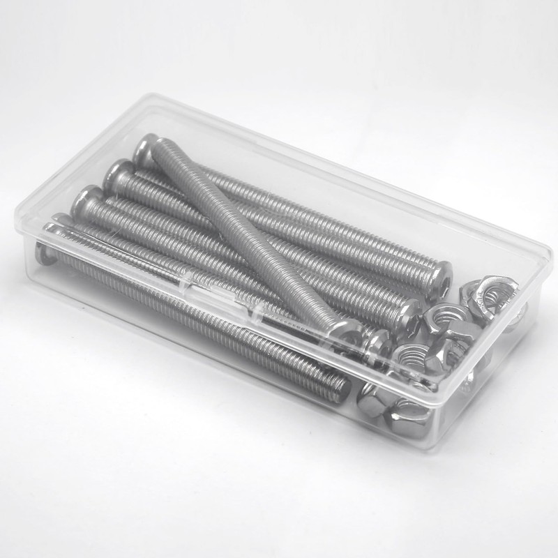 (8 Sets) M8 x 90 mm Allen Screws and Nuts