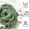 4Pack Sage Green Cheesecloth Table Runners 120Inch Gauze Table Runner