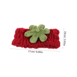 BESPORTBLE Cute Strawberry Leaf Design Hairband for Washing Face and Skincare Spa Hair Accessories for Shower and Makeup Fit for Hairstyles