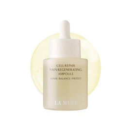 LA MUSE Cell Repair - Ampolla regeneradora de 1.35 onzas líquidas | Suero facial hidratante | Cuidado reafirmante y elástico | Radiance Boost | Cuidad