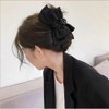 ヘアクリップ 大きめ 髪留め バンスクリップ 蝶結び 韓国風 シンプルヘアアクセサリー おしゃれ 人気 上品