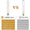 Leools Tubular Light Bulb 4W Equal E26 LED Bulb 40