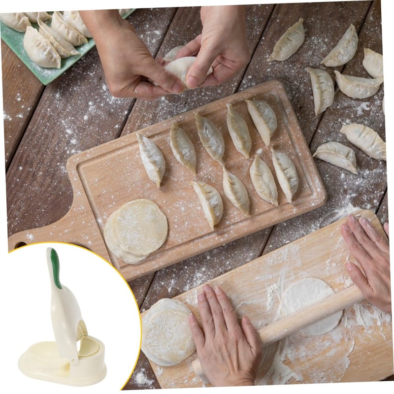 iplusmile Dumpling Skin Maker Manual Dumpling Wrapper Press for Wontons