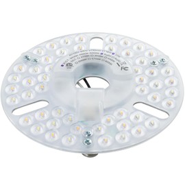 HAOLEDI 5.12" LED Ceiling Fan Light Retrofit Kit, Ceiling Light Replacement Kit, 22W, 2640LM, 3CCT 3000K/4000K/6000K Adjustable, 120V ETL