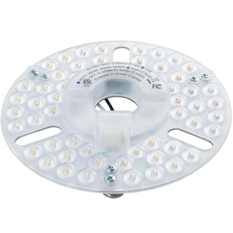 HAOLEDI 5.12" LED Ceiling Fan Light Retrofit Kit, Ceiling Light