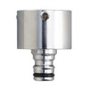 Takagi G315 Metal Kakumaru Faucet Nipple, Connects to Square and