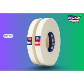 KIWIHUB White Artist Tape for Watercolor & Canvas, 0.4in x 295ft - Acid-Free