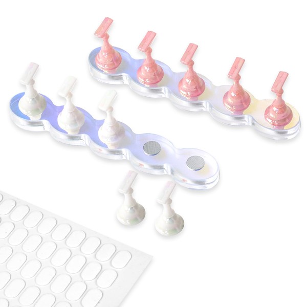 ANGNYA Nail Stand for Press on, Aurora Nail Holder for