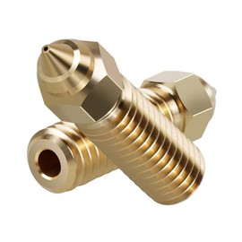 KOYOFEI 12 boquillas de latón para K1 Max, 3D Printer Parts, 6 piezas de 0,4 mm, 3 boquillas de latón de 0,6 mm, 0,8 mm de alta velocidad para Creality K1, Ender 3 V3 KE, CR-10 SE