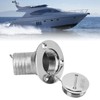 Boat Deck Filler with Key Cap Marine Stainless Steel Hardware