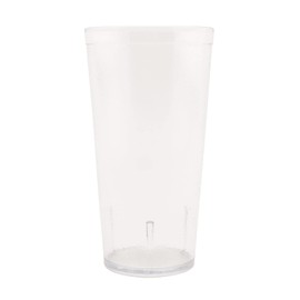 G.E.T. 6620-1-CL Heavy-Duty Plastic Restaurant Tumblers, 20 Ounce, Clear (Set of 12)