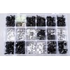 OAUTOO 240pcs Body Multipurpose Bolt & U-Nut Kit Assortment for