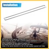 BULLSPANN 40pcs Steel Spokes J Bend Cycle Spokes Bicycle with