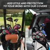 Golf Iron Head Covers Numbers Synthetic Leather Headcover Deluxe Value