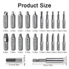 22 Pieces Screw Extractor Set Damaged Screw Extractor Set Left