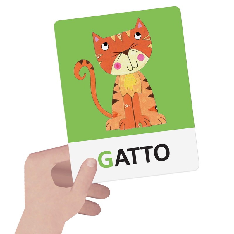 HEADU - Maxi Flashcards Montessori Alfabeto Suoni e Lettere -