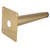 Osring 6 Inch Furniture Table Legs Golden, Steel Round Tapered