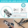 DURATECH 4-in-1 Diagonal Cutting Pliers, 8" Multifunction Heavy Duty Side-Cutting